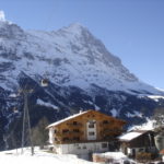 Ferienwohnung Grindelwald Aussicht vom Balkon